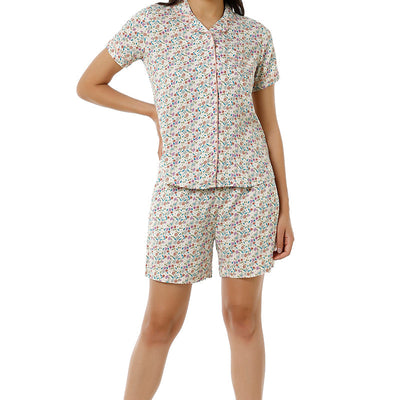 Sleep Shorts Set - Ditsy Floral Print