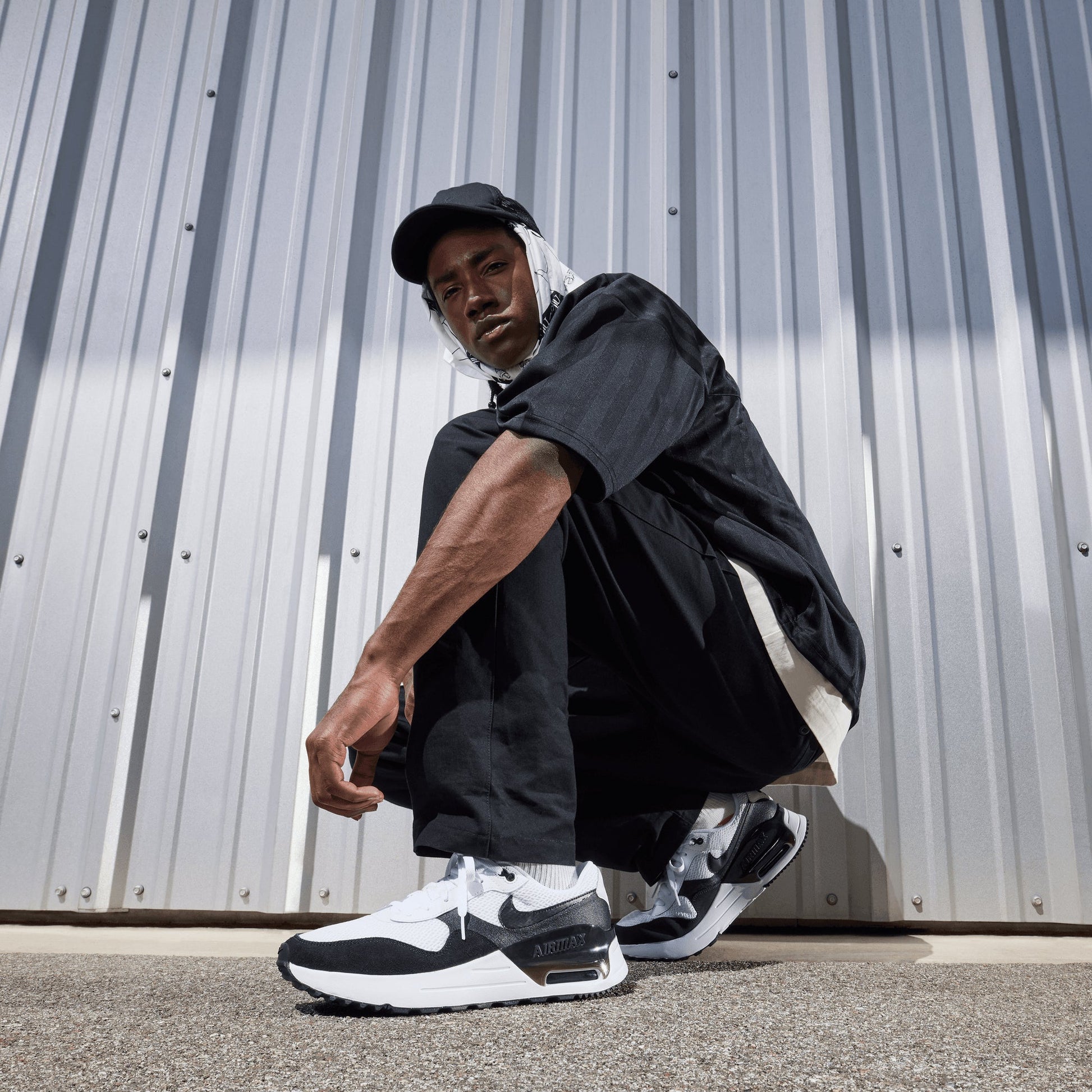 Nike | AIR MAX SYSTM { WHITE/BLACK-SUMMIT WHITE