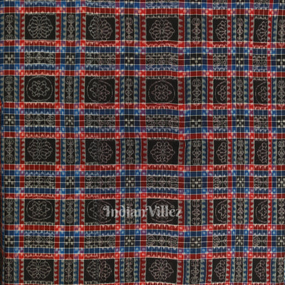 Multi Color Utkalaxmi Sambalpuri Ikat Cotton Fabric