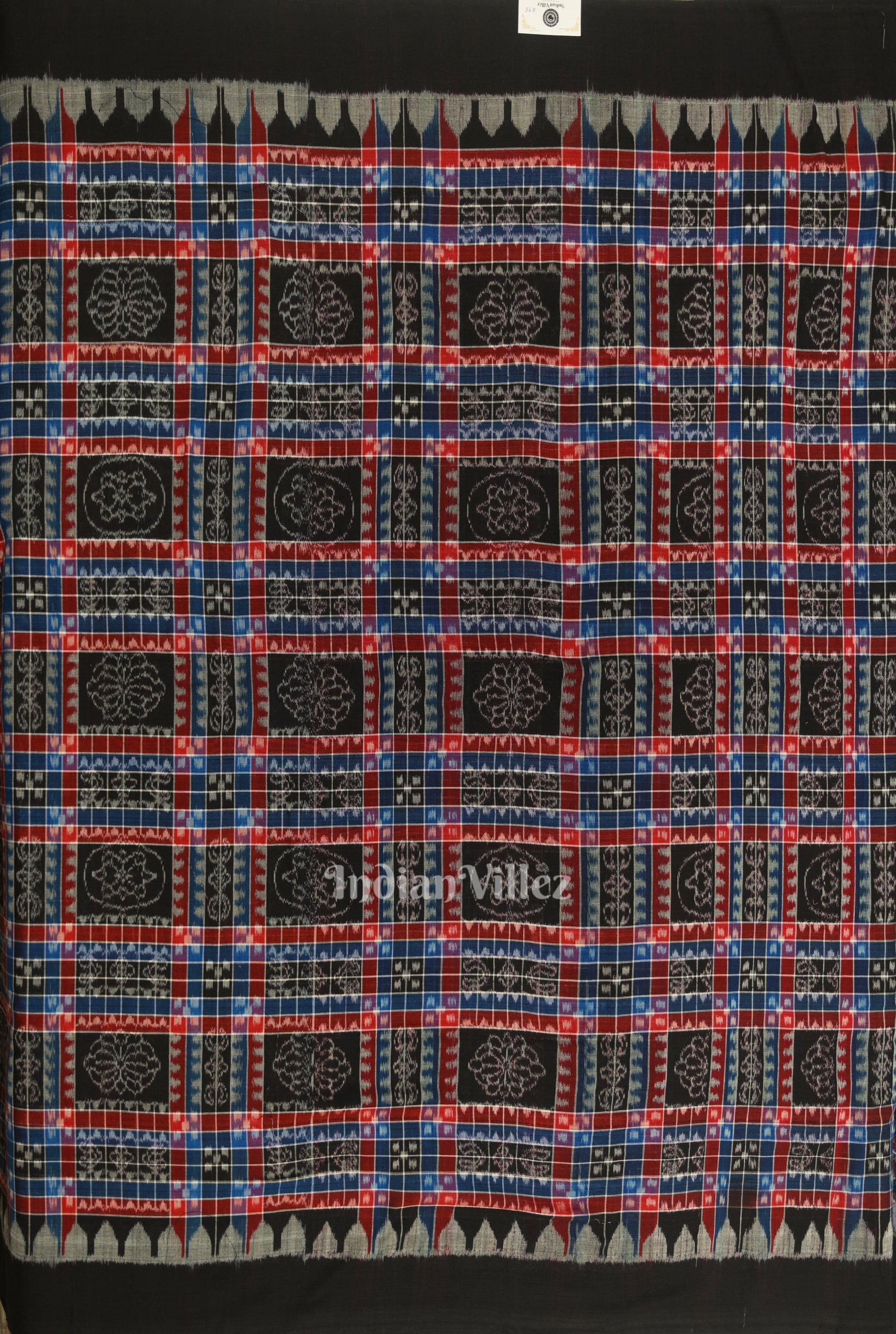 Multi Color Utkalaxmi Sambalpuri Ikat Cotton Fabric