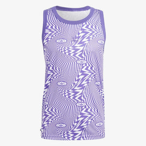 Adidas Originals | REKIVE ALLOVER PRINT TANK  { WHITE/PURRUS