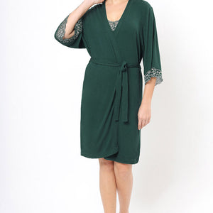 Lace Touch Sleep Robe - Botanical Gardens