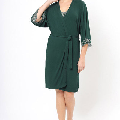 Lace Touch Sleep Robe - Botanical Gardens