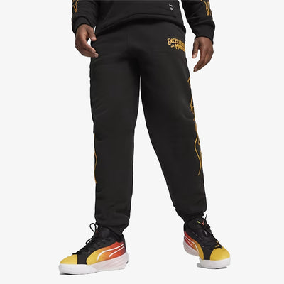 Puma | CAUTION BASKETBALL TRACK PANTS  { BLACK