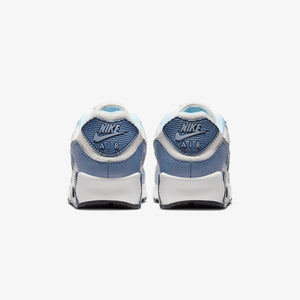 Nike | AIR MAX 90 { SUMMIT WHITE/BLACK-ASHEN SLATE-BLUE TINT