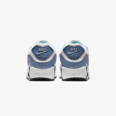 Nike | AIR MAX 90 { SUMMIT WHITE/BLACK-ASHEN SLATE-BLUE TINT