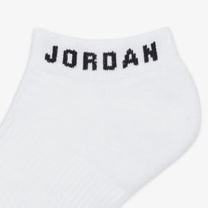 Jordan | EVERYDAY NO-SHOW SOCKS (3 PAIRS) { WHITE/GREY/BLACK