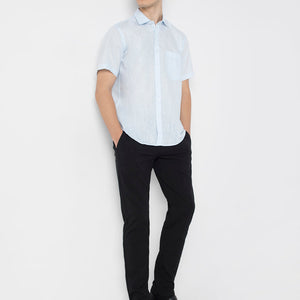 Cotton Linen Half Sleeve Shirt