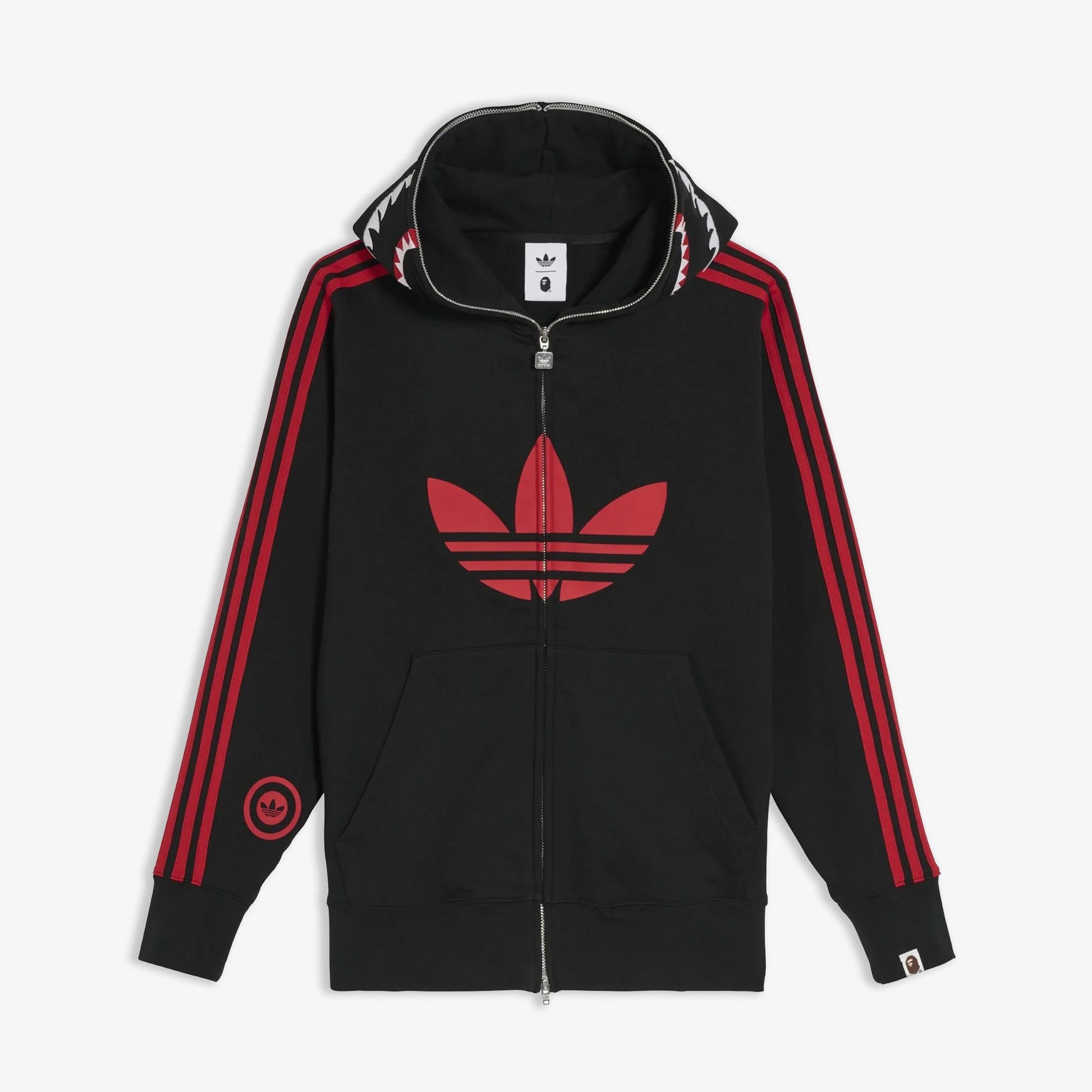 ADIDAS ORIGINALS | BAPE ULTIMATE SHARK HOODIE { BLACK