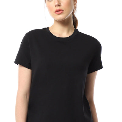 Essential Basic Cotton Tee - Jet Black