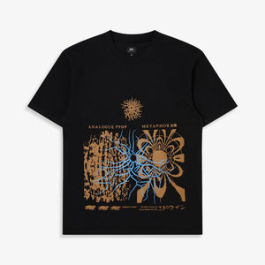 EDWIN | ANALOGUE METAPHOR T-SHIRT { BLACK