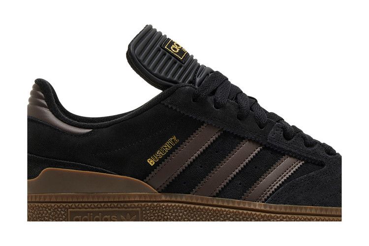 adidas Busenitz Pro Core Black Brown Gold Metallic