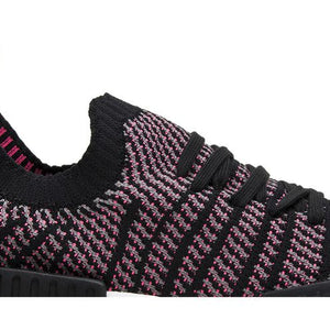 adidas NMD R1 STLT Black Grey Solar Pink