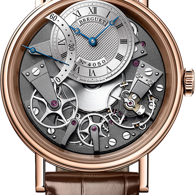 Breguet Tradition 7097 Skeleton Dial Brown 40 MM Watch for Men