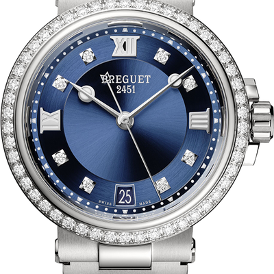 Breguet Marine Blue Dial Women 33.8 mm