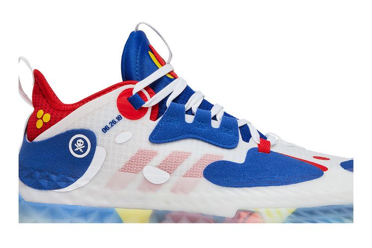 adidas Harden Vol. 5 Futurenatural Cloud White Royal Blue Vivid Red