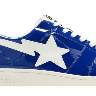 A Bathing Ape Bape Sta Low Patent Blue
