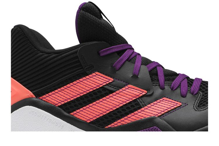 adidas Harden Stepback Black Purple Coral