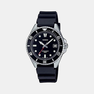 Enticer Men Quartz Black Dial Analog Resin Watch A2193
