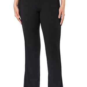 Satin Edge Pyjama Bottom - Black