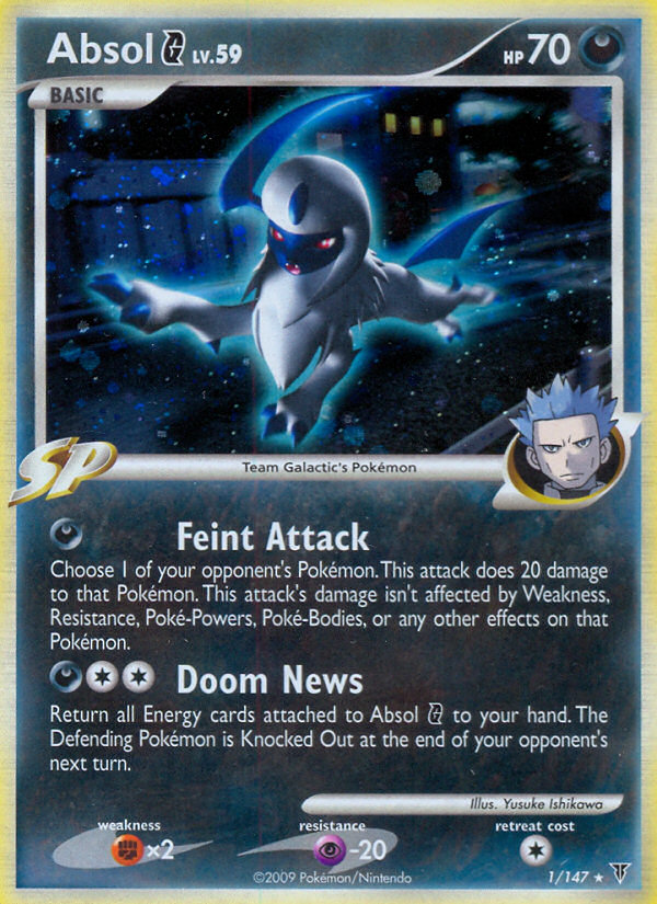 Absol G - 1/147 - Rare Holo
