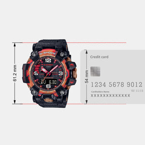 G-Shock Men Quartz Black Dial Analog-Digital Resin Watch G1322