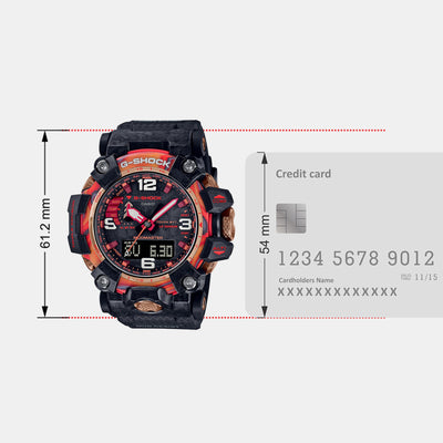 G-Shock Men Quartz Black Dial Analog-Digital Resin Watch G1322