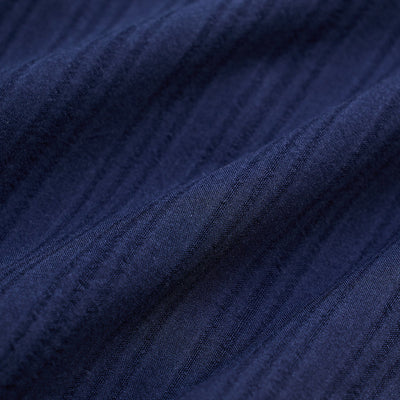 Navy Slim Fit Stripes Shirt