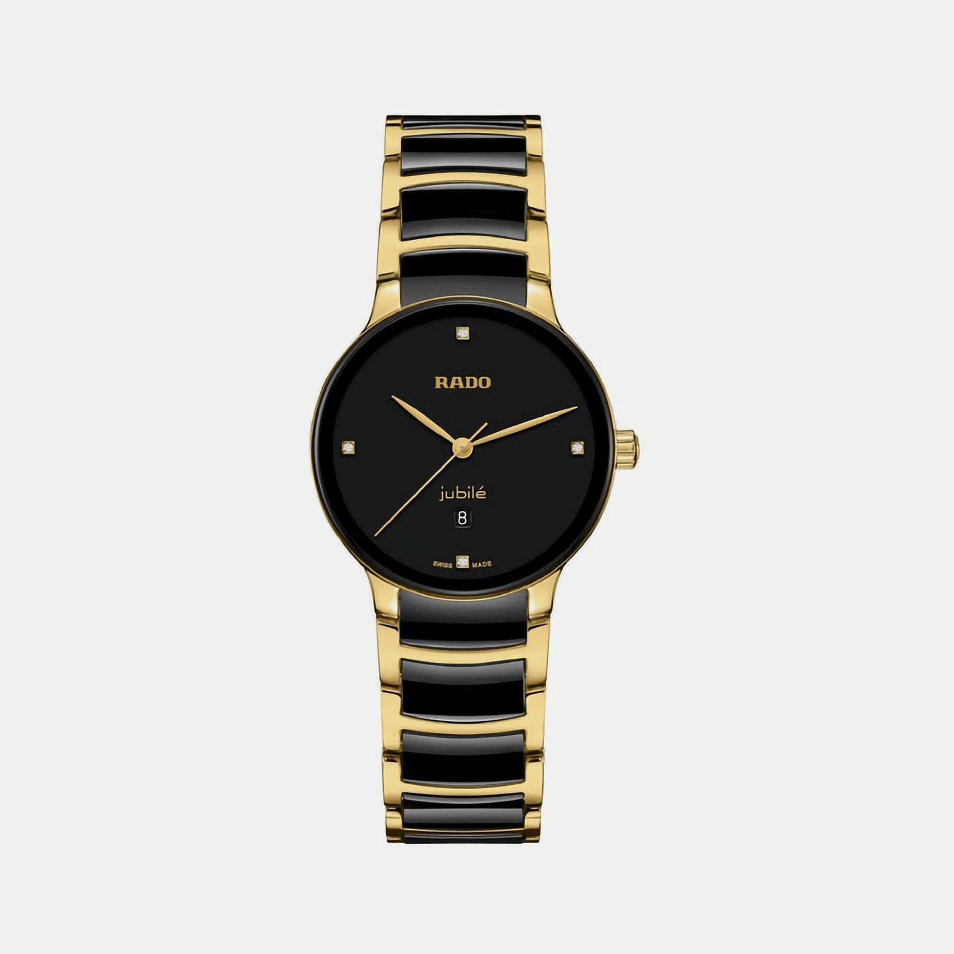 Centrix Women Quartz Black Dial Analog Ceramic Watch R30025712
