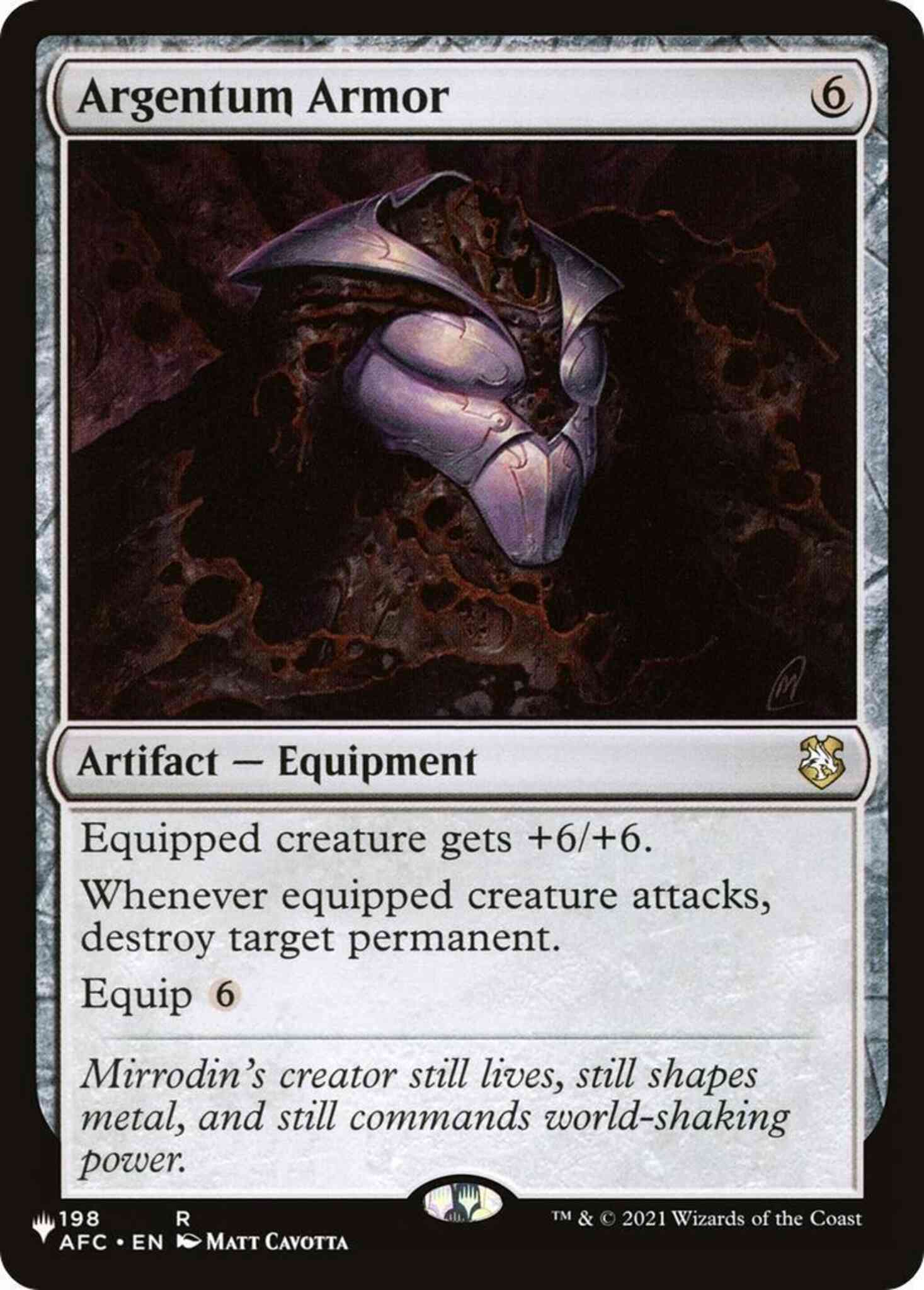 Argentum Armor [AFC-198] [The List] [Non-Foil]