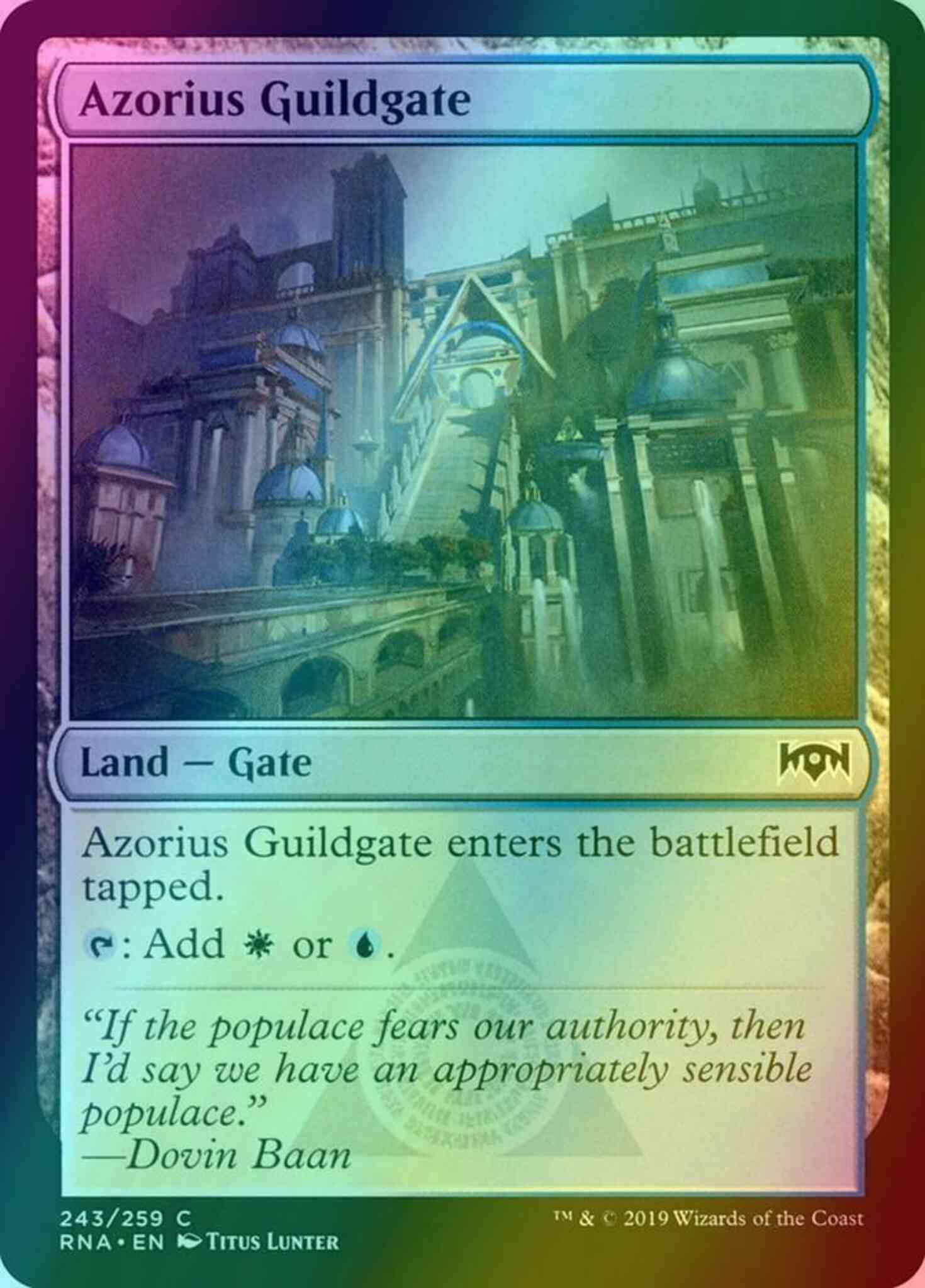 Azorius Guildgate [243] [Ravnica Allegiance] [Foil]