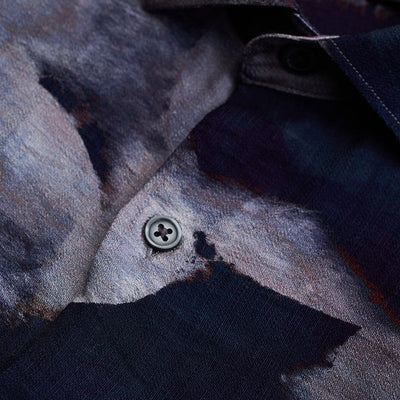 Grey Textured Abstract Shirt