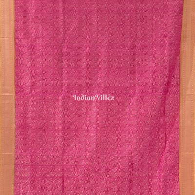 Pink Kalyani Bomkai Exclusive Designer Sambalpuri Silk Saree
