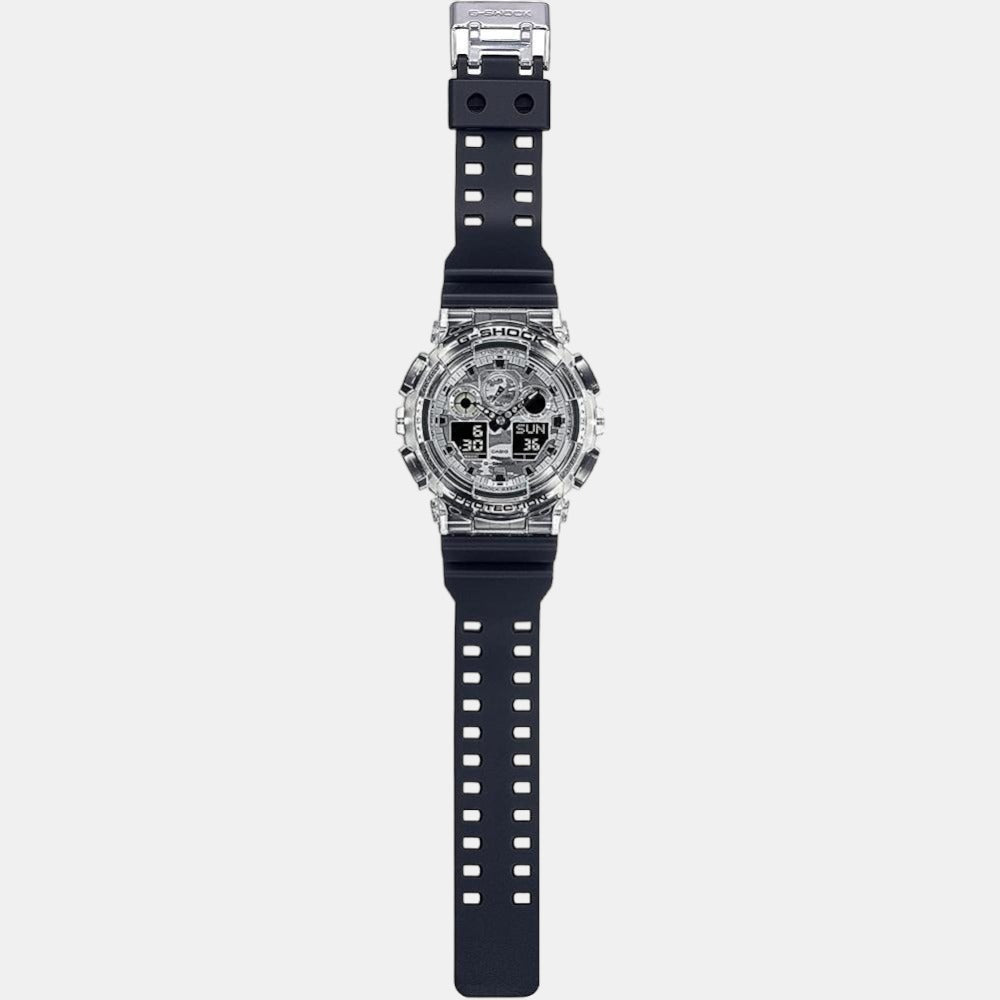 G-Shock Men Quartz Silver Dial Analog-Digital Resin Watch G1281