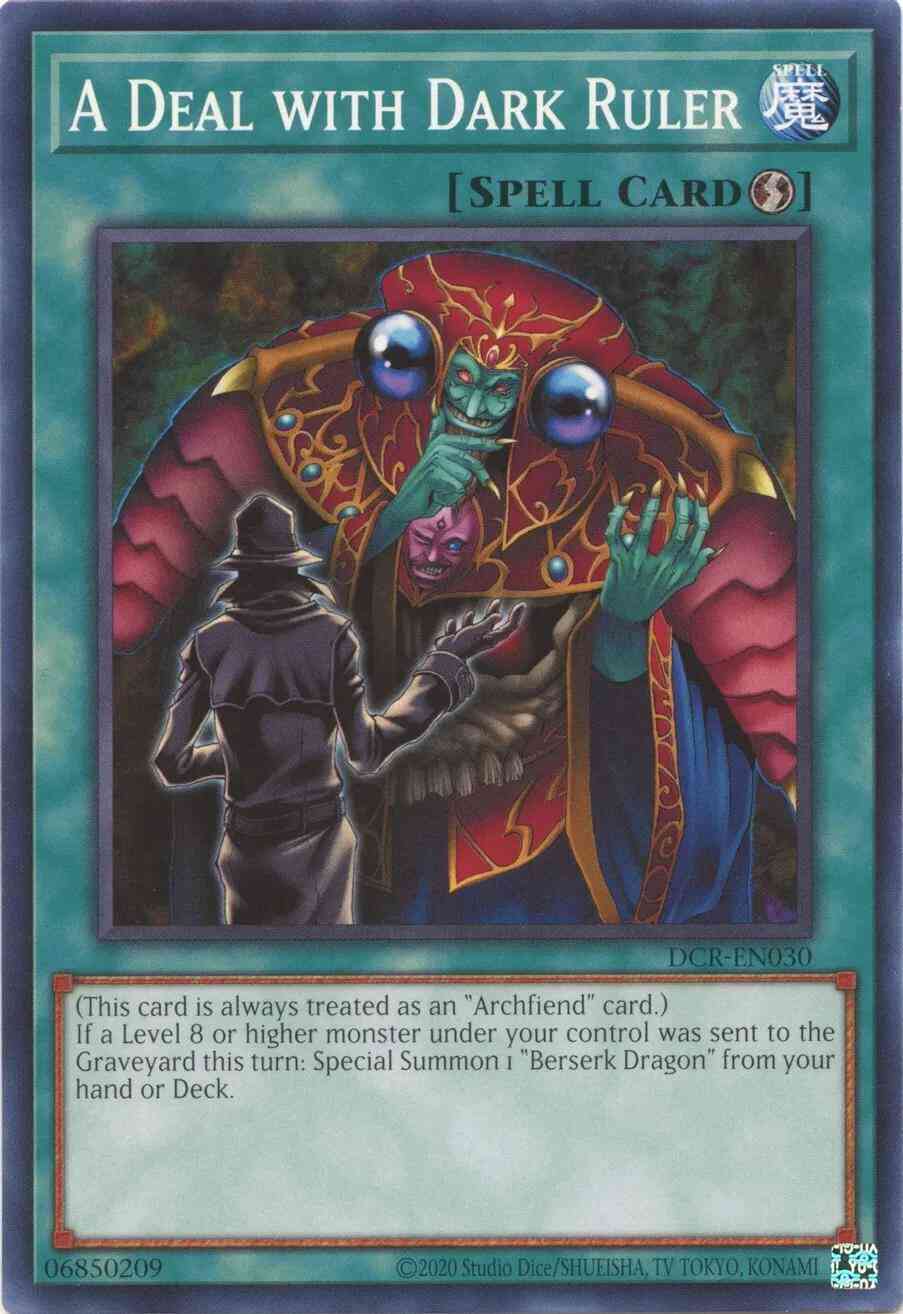 A Deal with Dark Ruler - 25th Anniversary - DCR-EN030 - Common - Unlimited