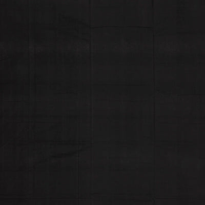 Black Mangalagiri Cotton Saree With Contrast Border