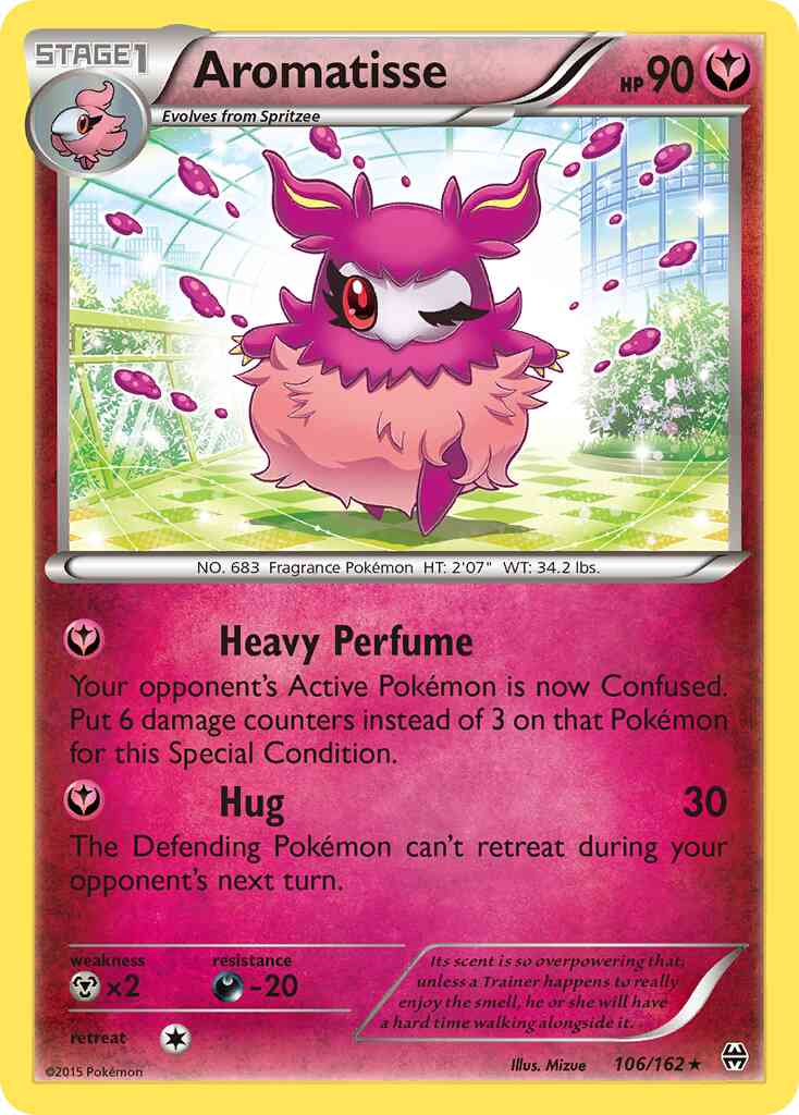 Aromatisse - 106/162 - Rare [xy8-106] [Non-Holo]