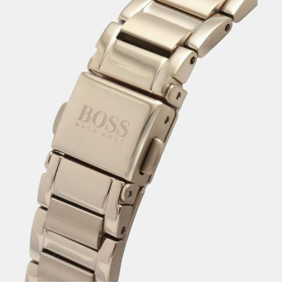 Grand Course Women Quartz Grey Dial Analog Stainless Steel Watch 1502603