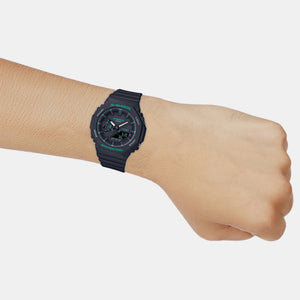 G-Shock Women Unisex Quartz Black Dial Analog-Digital Resin Watch G1375