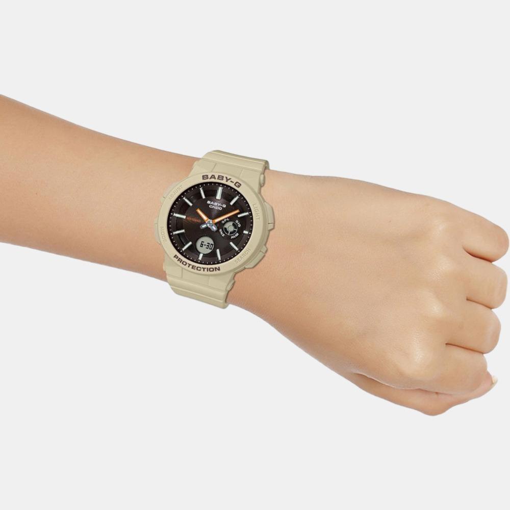 Baby-G Women Quartz Black Dial Analog-Digital Resin Watch BX155