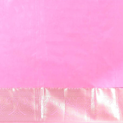 Brown floral motifs gift saree with contrast paisley border & intricate zari design pallu