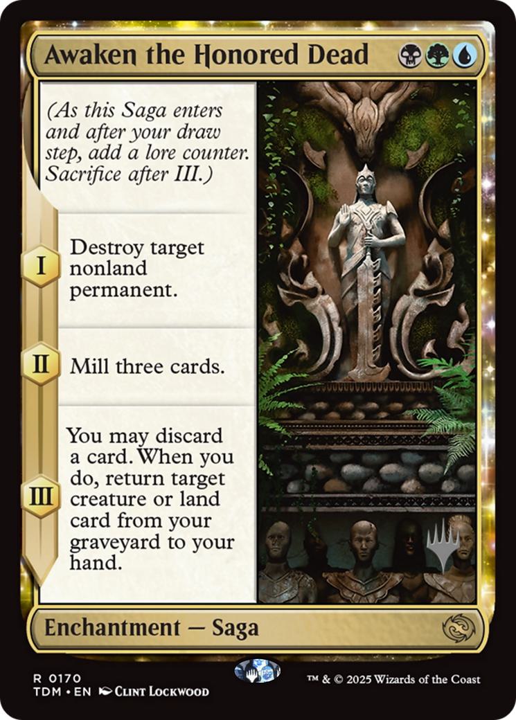 Awaken the Honored Dead [170p] [Promo Pack] [Tarkir: Dragonstorm: Promos] [Non-Foil]