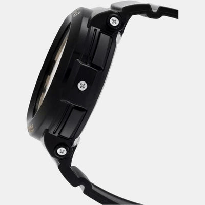 Baby-G Women Quartz Black Dial Analog-Digital Leather Watch B143