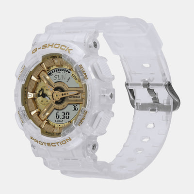 G-Shock Women Women Quartz Gold Dial Analog-Digital Resin Watch G1400