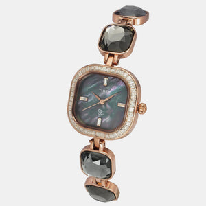 Fria Women Quartz Mother Of Pearl Dial Analog Brass Watch TWEL17103