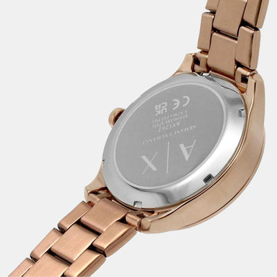 Hampton Women Automatic Rose Gold Dial Analog Stainless Steel Watch AX5262