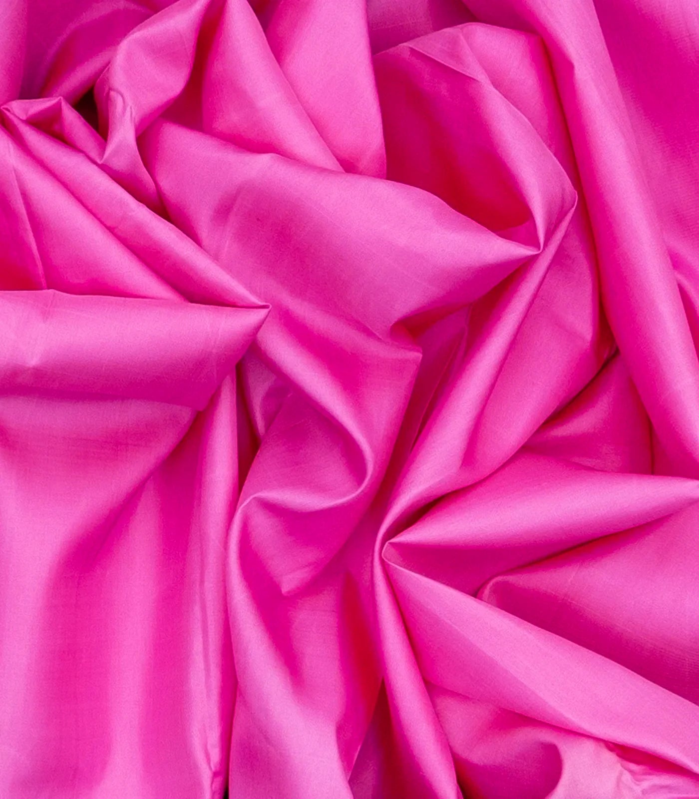 Bubble-gum Pink Handloom Kanchipuram Korvai Silk Saree With Black Border