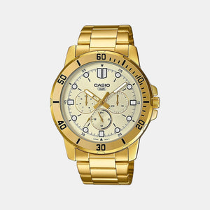 Enticer Men Quartz White Dial Chronograph Stainless Steel Watch A1857