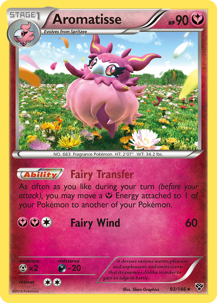 Aromatisse - Theme Deck - 93/146 - Rare [xy1-93] [Non-Holo]
