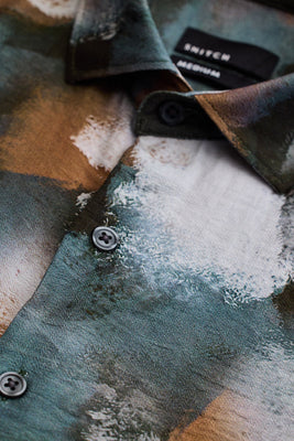 Multi Textured Abstract Shirt